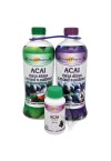 Dárkové balení Acai Juice Organic - Acai Juice Organic 946 ml + Acai Juice Organic s kokosovým mlékem 946 ml + Acai berry 350 mg 90 kapslí ZDARMA