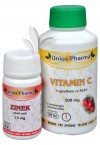 Vitamín C 500 mg s postupným uvolňováním 180 tbl. + Zinek 15 mg 60 tbl. ZDARMA